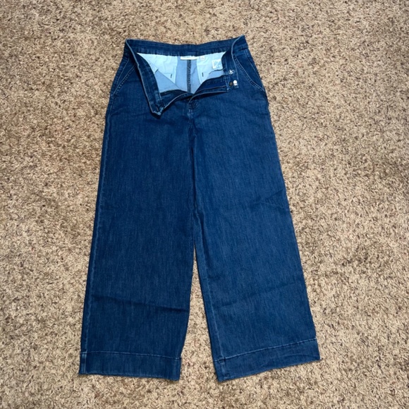 Nine West Wide-Leg Denim Pants – Size 12 - Picture 3 of 7